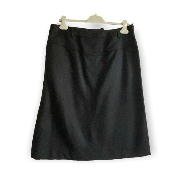 Prada wool A line skirt, size 46 Italy, Dark blue - Picture 2 of 11